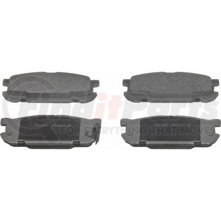 Wagner PD891 Disc Brake Pad Set Wagner Brake ThermoQuiet PD891 Disc Brake Pad Set