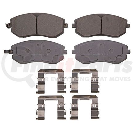 Wagner PD929A Disc Brake Pad Set Wagner Brake ThermoQuiet PD929A Ceramic Disc Brake Pad Set