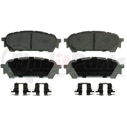 Wagner QC1004 Disc Brake Pad Set Wagner Brake ThermoQuiet QC1004 Ceramic Disc Brake Pad Set