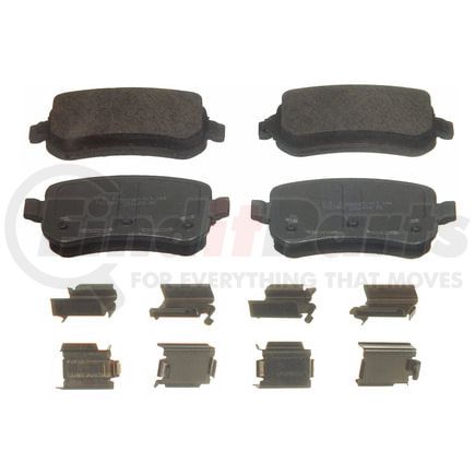 Wagner QC1021 Disc Brake Pad Set Wagner Brake ThermoQuiet QC1021 Ceramic Disc Brake Pad Set