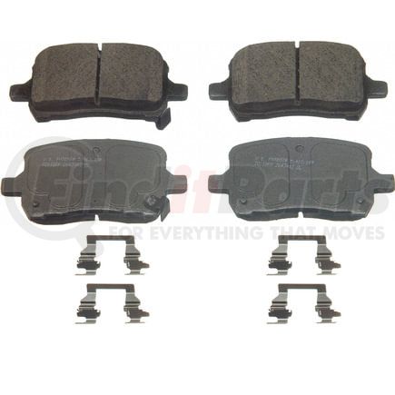 Wagner QC1028 Disc Brake Pad Set Wagner Brake ThermoQuiet QC1028 Ceramic Disc Brake Pad Set