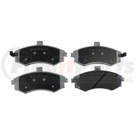 085-1707 by BECK ARNLEY - PREMIUM ASM BRAKE PADS