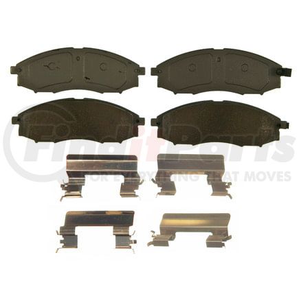Wagner QC1019A Disc Brake Pad Set Wagner Brake ThermoQuiet QC1019A Ceramic Disc Brake Pad Set
