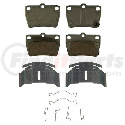 Wagner QC1051 Disc Brake Pad Set Wagner Brake ThermoQuiet QC1051 Ceramic Disc Brake Pad Set