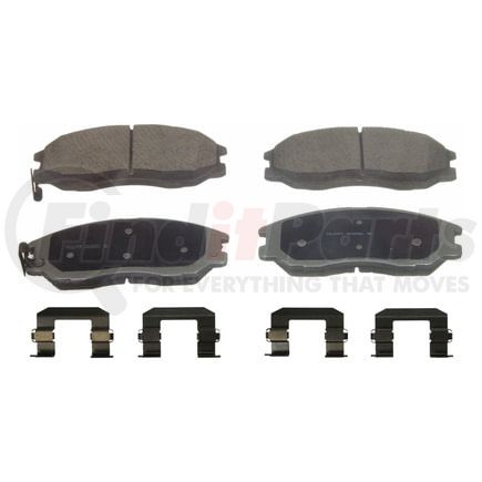 Wagner QC1097 Disc Brake Pad Set Wagner Brake ThermoQuiet QC1097 Ceramic Disc Brake Pad Set