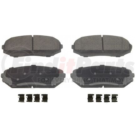 Wagner QC1258A Disc Brake Pad Set Wagner Brake ThermoQuiet QC1258A Ceramic Disc Brake Pad Set