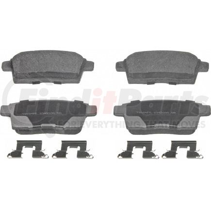 Wagner QC1259 Disc Brake Pad Set Wagner Brake ThermoQuiet QC1259 Ceramic Disc Brake Pad Set