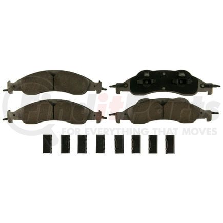 Wagner QC1278 Disc Brake Pad Set Wagner Brake ThermoQuiet QC1278 Ceramic Disc Brake Pad Set