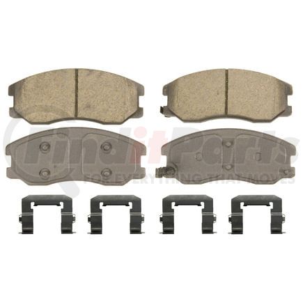 Wagner QC1264 Disc Brake Pad Set Wagner Brake ThermoQuiet QC1264 Ceramic Disc Brake Pad Set