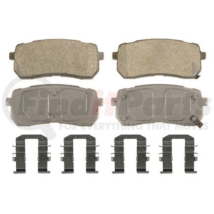 Wagner QC1302 Disc Brake Pad Set Wagner Brake ThermoQuiet QC1302 Ceramic Disc Brake Pad Set