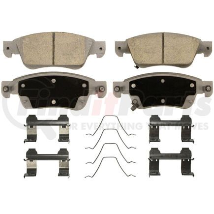 Wagner QC1287 Disc Brake Pad Set Wagner Brake ThermoQuiet QC1287 Ceramic Disc Brake Pad Set