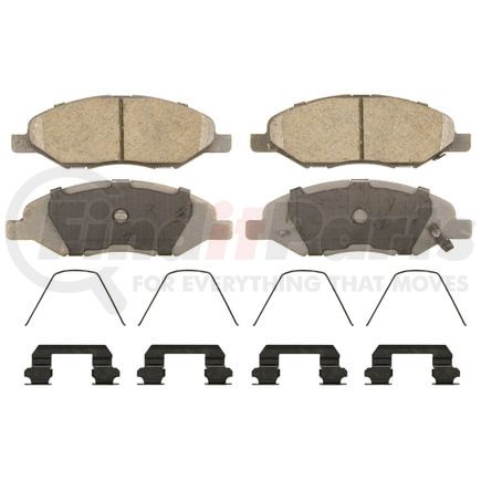 Wagner QC1345 Disc Brake Pad Set Wagner Brake ThermoQuiet QC1345 Ceramic Disc Brake Pad Set