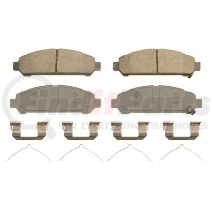 Wagner QC1401 Disc Brake Pad Set Wagner Brake ThermoQuiet QC1401 Ceramic Disc Brake Pad Set