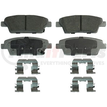 Wagner QC1551 Disc Brake Pad Set Wagner Brake ThermoQuiet QC1551 Ceramic Disc Brake Pad Set