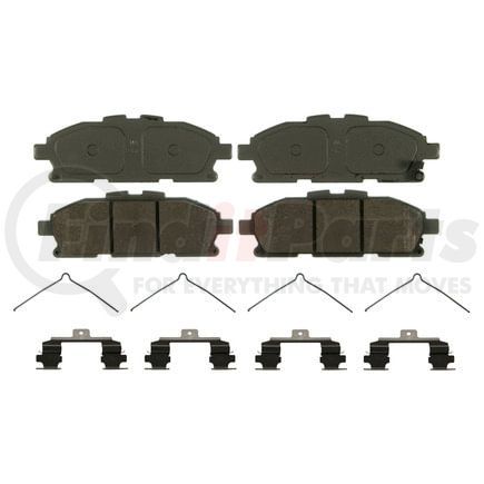 Wagner QC1552 Disc Brake Pad Set Wagner Brake ThermoQuiet QC1552 Ceramic Disc Brake Pad Set