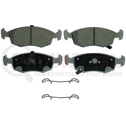 Wagner QC1568 Disc Brake Pad Set Wagner Brake ThermoQuiet QC1568 Ceramic Disc Brake Pad Set