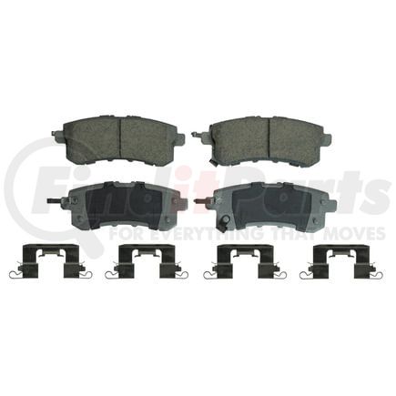 Wagner QC1510 Disc Brake Pad Set Wagner Brake ThermoQuiet QC1510 Ceramic Disc Brake Pad Set