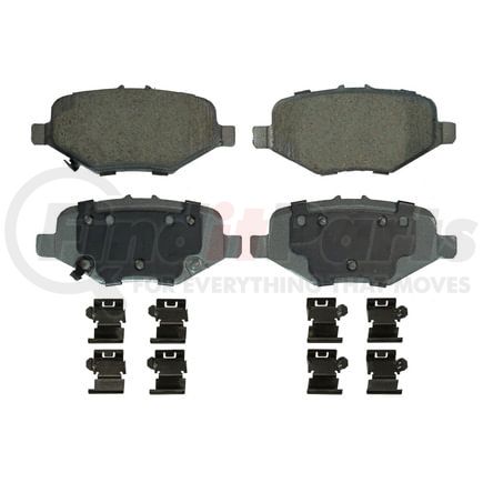 Wagner QC1612 Disc Brake Pad Set Wagner Brake ThermoQuiet QC1612 Ceramic Disc Brake Pad Set