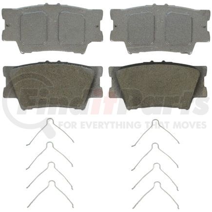 Wagner QC1632 Disc Brake Pad Set Wagner Brake ThermoQuiet QC1632 Ceramic Disc Brake Pad Set