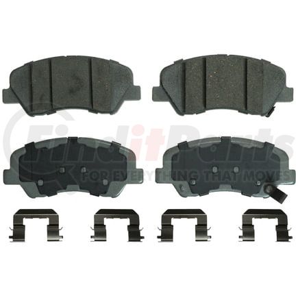 Wagner QC1593 Disc Brake Pad Set Wagner Brake ThermoQuiet QC1593 Ceramic Disc Brake Pad Set