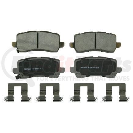 Wagner QC1698 Disc Brake Pad Set Wagner Brake ThermoQuiet QC1698 Ceramic Disc Brake Pad Set