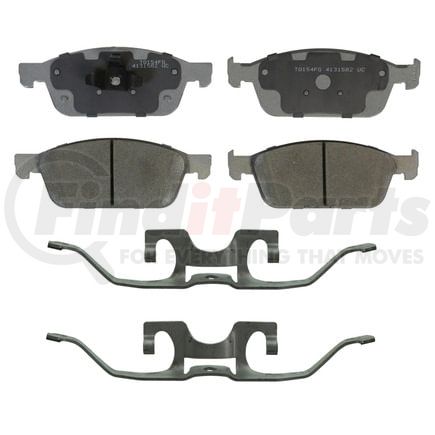 Wagner QC1645 Disc Brake Pad Set Wagner Brake ThermoQuiet QC1645 Ceramic Disc Brake Pad Set