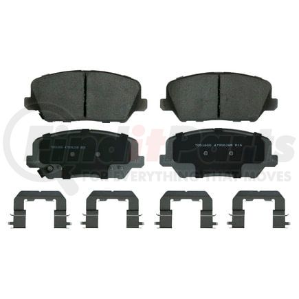 Wagner QC1735 Disc Brake Pad Set Wagner Brake ThermoQuiet QC1735 Ceramic Disc Brake Pad Set