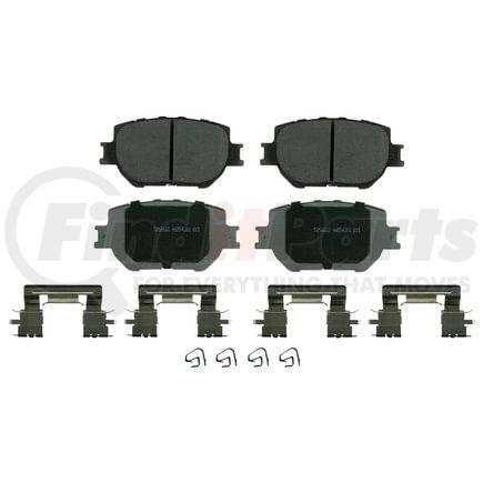 Wagner QC1733 Disc Brake Pad Set Wagner Brake ThermoQuiet QC1733 Ceramic Disc Brake Pad Set