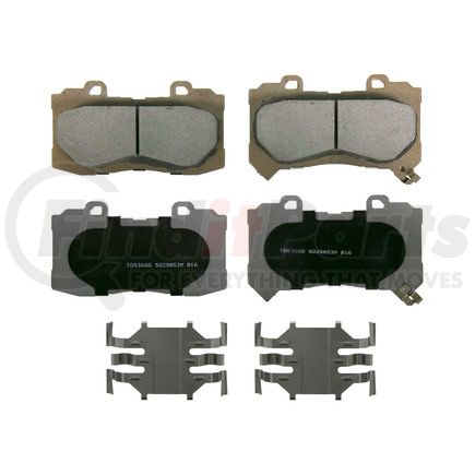 Wagner QC1802 Disc Brake Pad Set Wagner Brake ThermoQuiet QC1802 Ceramic Disc Brake Pad Set