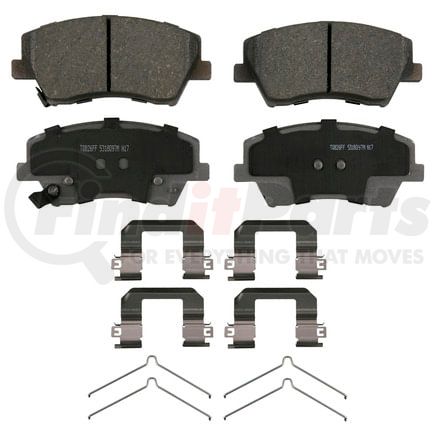 Wagner QC1912 Disc Brake Pad Set Wagner Brake ThermoQuiet QC1912 Ceramic Disc Brake Pad Set