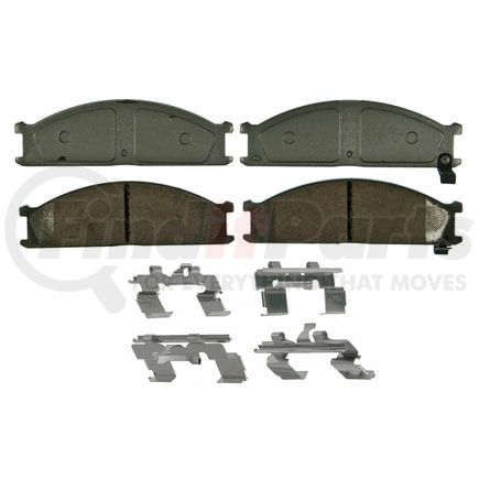 Wagner QC333 Disc Brake Pad Set Wagner Brake ThermoQuiet QC333 Ceramic Disc Brake Pad Set