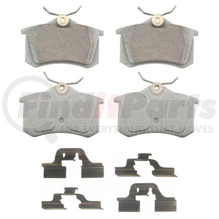 Wagner QC340A Disc Brake Pad Set Wagner Brake ThermoQuiet QC340A Ceramic Disc Brake Pad Set