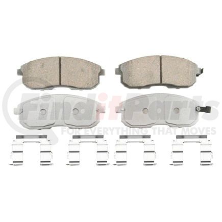 Wagner QC430 Disc Brake Pad Set Wagner Brake ThermoQuiet QC430 Ceramic Disc Brake Pad Set