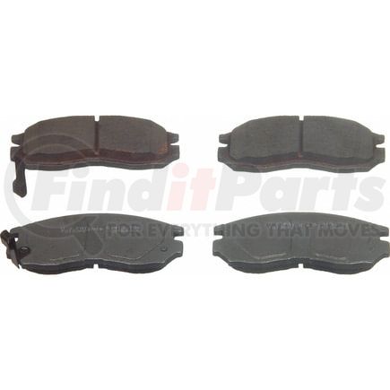 Wagner QC484 Disc Brake Pad Set Wagner Brake ThermoQuiet QC484 Ceramic Disc Brake Pad Set