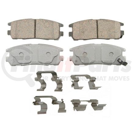 Wagner QC580 Disc Brake Pad Set Wagner Brake ThermoQuiet QC580 Ceramic Disc Brake Pad Set