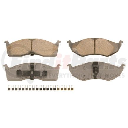 Wagner QC591 Disc Brake Pad Set Wagner Brake ThermoQuiet QC591 Ceramic Disc Brake Pad Set