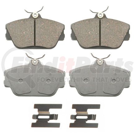 Wagner QC598 Disc Brake Pad Set Wagner Brake ThermoQuiet QC598 Ceramic Disc Brake Pad Set