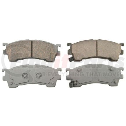 Wagner QC637 Disc Brake Pad Set Wagner Brake ThermoQuiet QC637 Ceramic Disc Brake Pad Set
