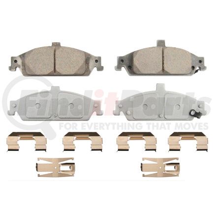 Wagner QC727 Disc Brake Pad Set Wagner Brake ThermoQuiet QC727 Ceramic Disc Brake Pad Set
