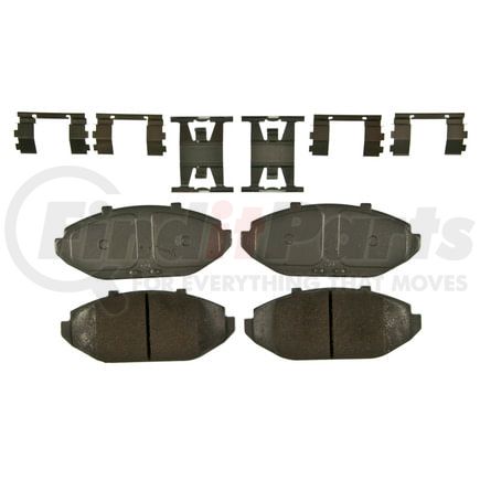 Wagner QC748 Disc Brake Pad Set Wagner Brake ThermoQuiet QC748 Ceramic Disc Brake Pad Set