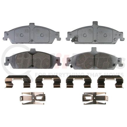 Wagner QC752A Disc Brake Pad Set Wagner Brake ThermoQuiet QC752A Ceramic Disc Brake Pad Set