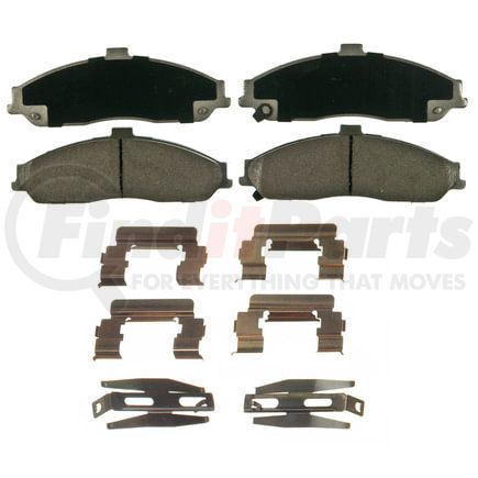 Wagner QC731 Disc Brake Pad Set Wagner Brake ThermoQuiet QC731 Ceramic Disc Brake Pad Set