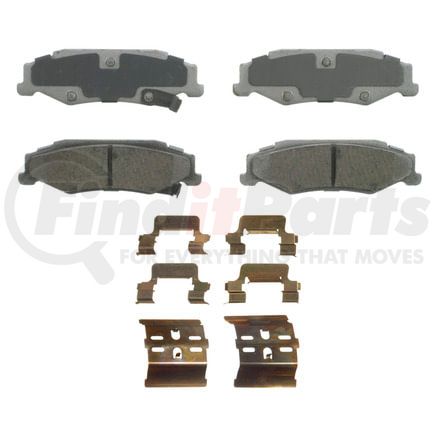 Wagner QC732A Disc Brake Pad Set Wagner Brake ThermoQuiet QC732A Ceramic Disc Brake Pad Set