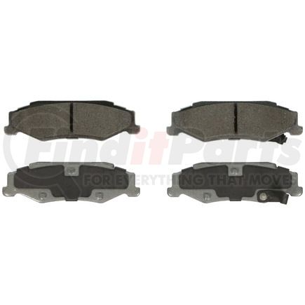 Wagner QC732B Disc Brake Pad Set Wagner Brake ThermoQuiet QC732B Ceramic Disc Brake Pad Set
