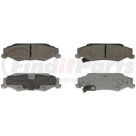 Wagner QC732 Disc Brake Pad Set Wagner Brake ThermoQuiet QC732 Ceramic Disc Brake Pad Set