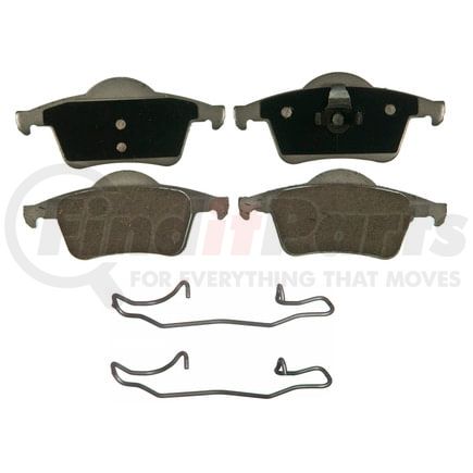 Wagner QC795 Disc Brake Pad Set Wagner Brake ThermoQuiet QC795 Ceramic Disc Brake Pad Set