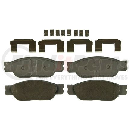 Wagner QC805 Disc Brake Pad Set Wagner Brake ThermoQuiet QC805 Ceramic Disc Brake Pad Set