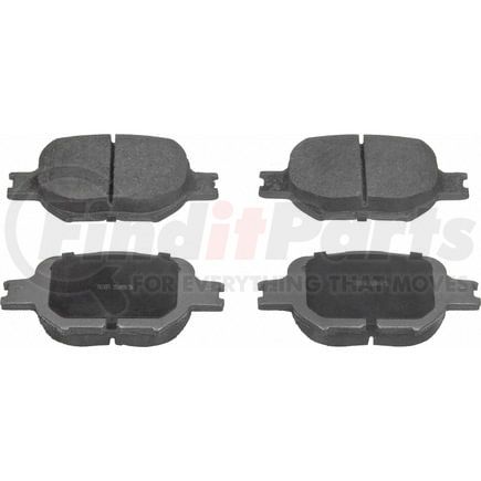 Wagner QC817 Disc Brake Pad Set Wagner Brake ThermoQuiet QC817 Ceramic Disc Brake Pad Set