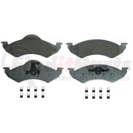 Wagner QC820 Disc Brake Pad Set Wagner Brake ThermoQuiet QC820 Ceramic Disc Brake Pad Set