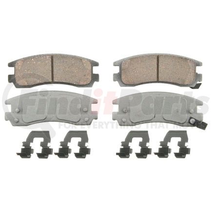 Wagner QC814 Disc Brake Pad Set Wagner Brake ThermoQuiet QC814 Ceramic Disc Brake Pad Set